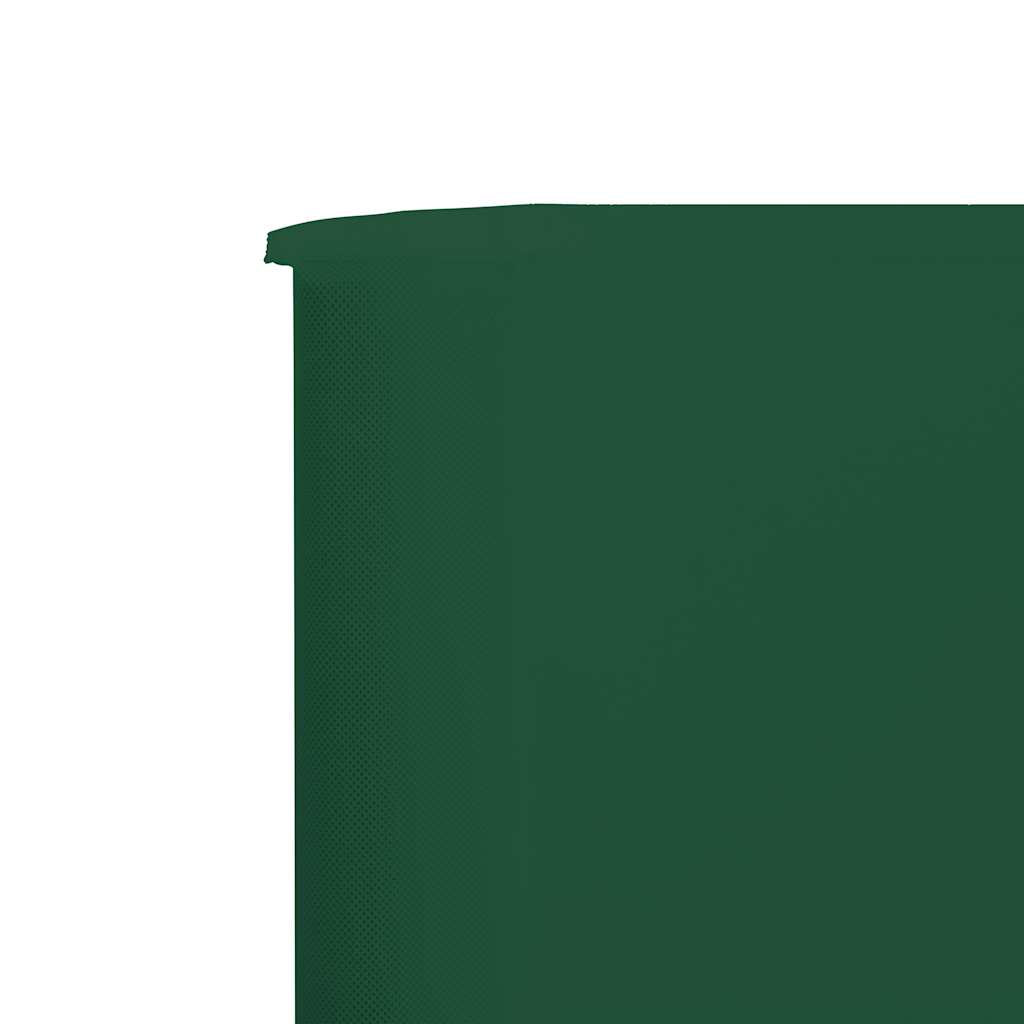 Vidaxl Paravientos De Playa De 6 Paneles De Tela 800x80 Cm Verde_3