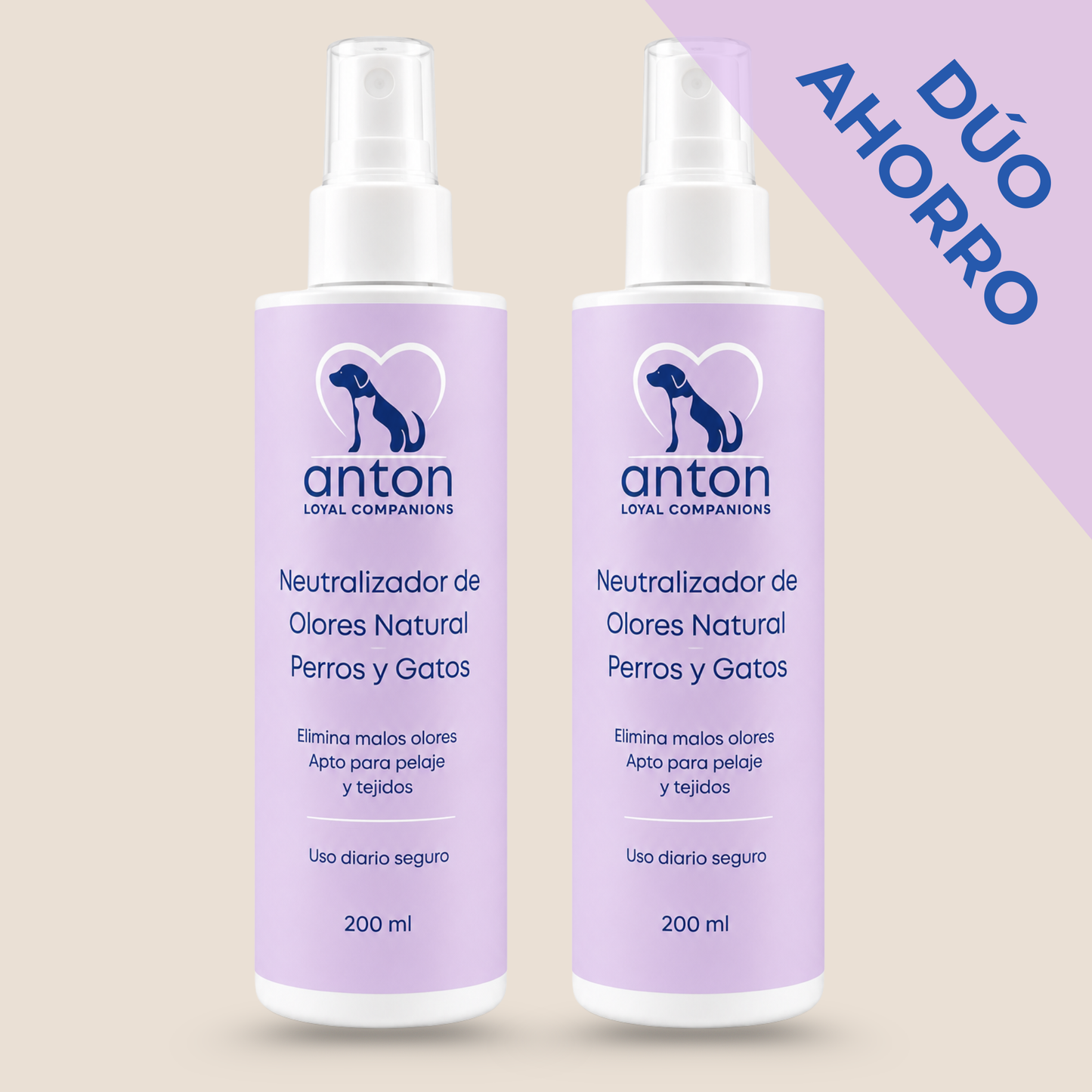 Spray natural neutralizador de olores para perros y gatos – Pack 2 x 200 ml_0