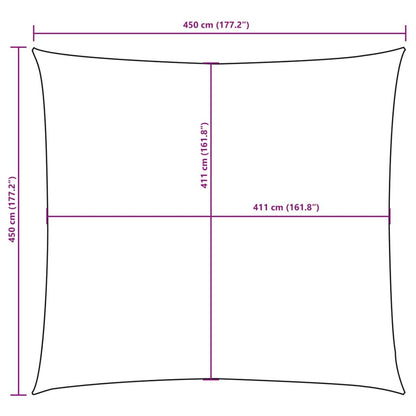 Vidaxl Toldo De Vela Cuadrado Tela Oxford Azul 4,5x4,5 M_2