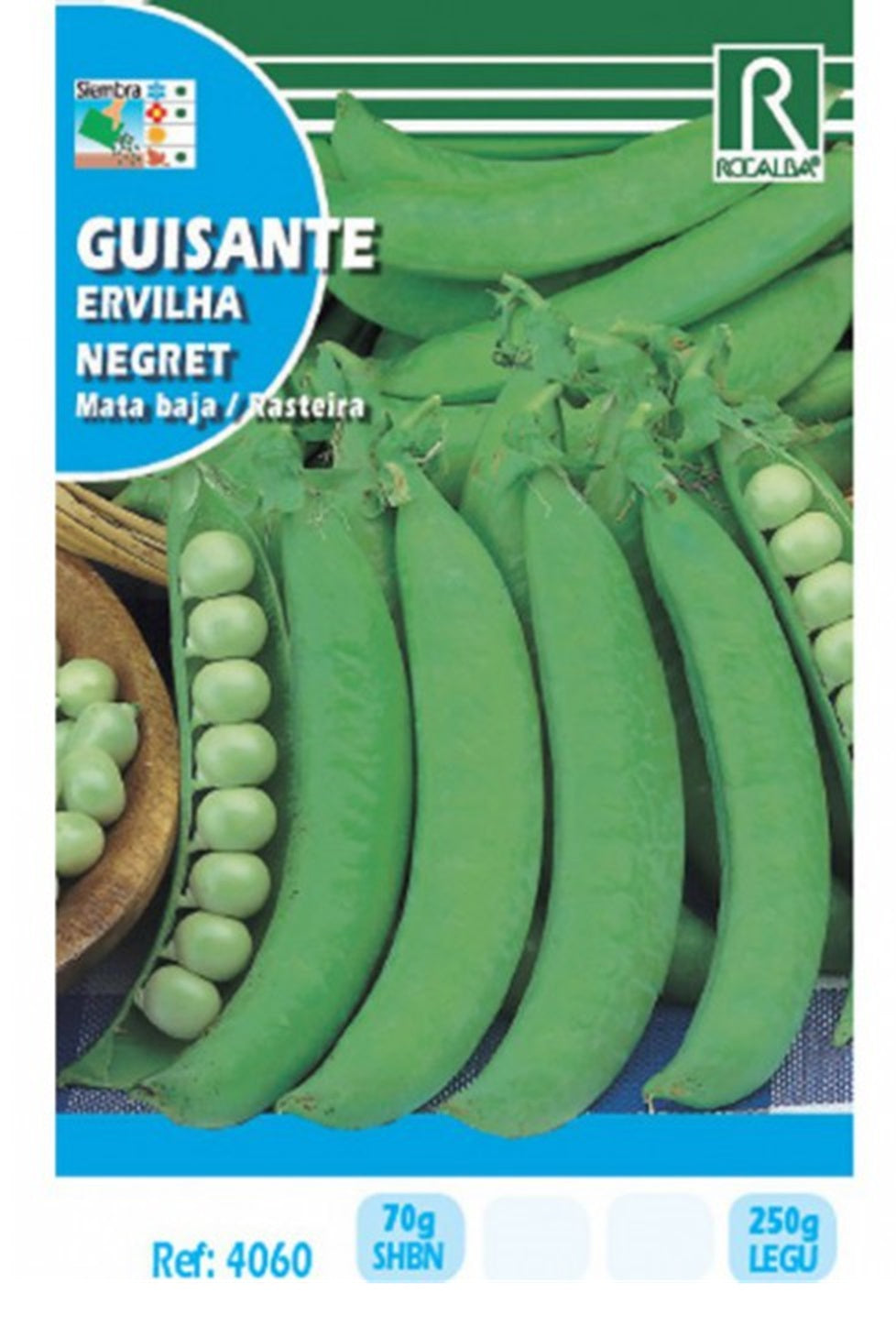 Semillas Guisante Negret 70g