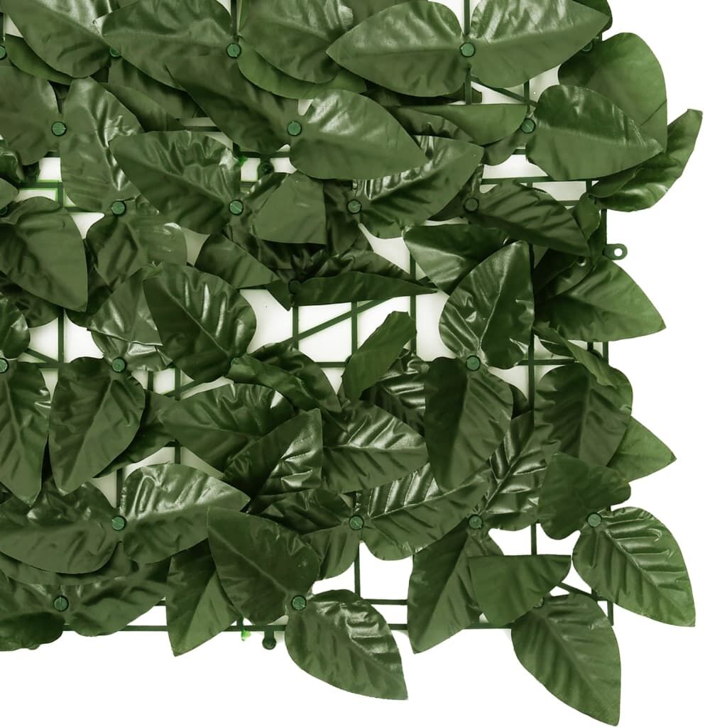 Vidaxl Valla De Privacidad De Balcón De Hojas Verde Oscuro 300x150 Cm_3