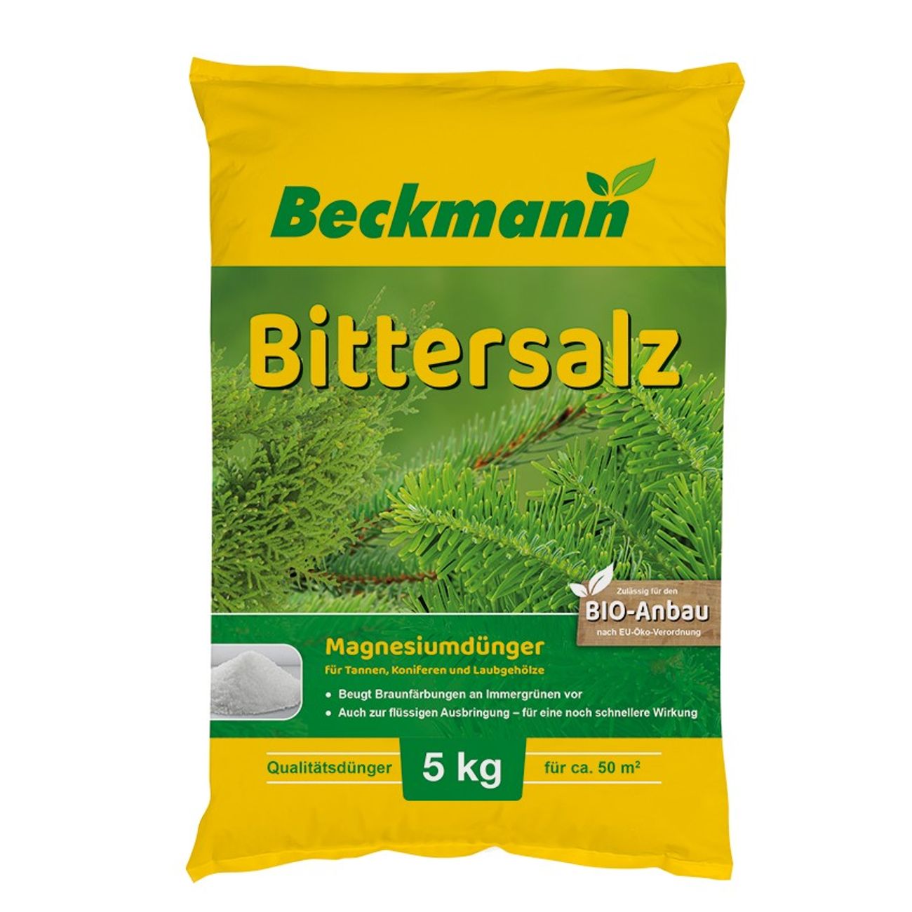 Sal De Epsom 25kg - Sulfato De Magnesio Para Coníferas, Prevención De Caída De Agujas Y Crecimiento Saludable_0