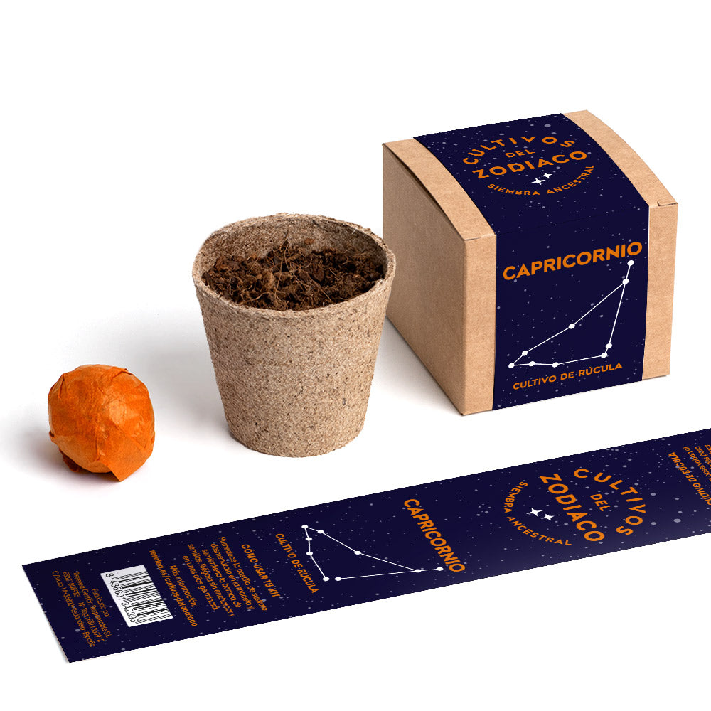 Cultivos Del Zodiaco – Capricornio | Kit De Cultivo Con Semillas De Rúcula_2