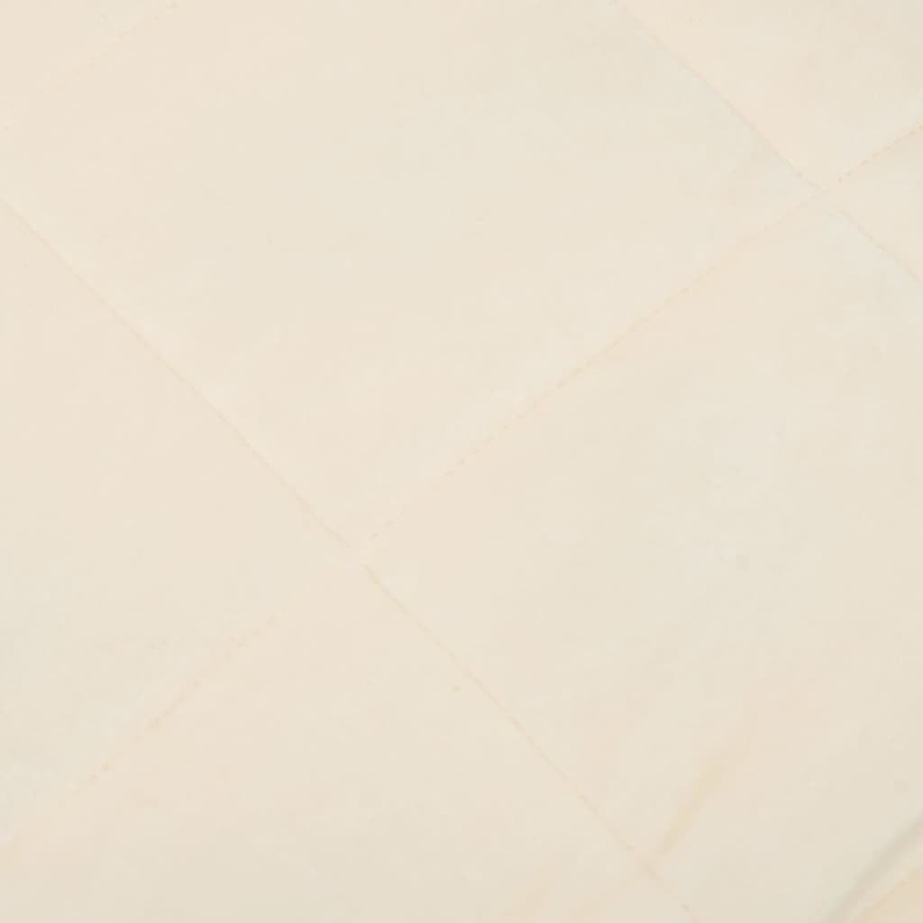Vidaxl Manta Con Peso Tela Color Crema Claro 220x240 Cm 15 Kg_3