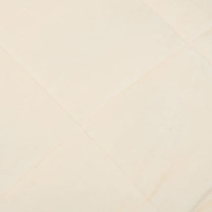 Vidaxl Manta Con Peso Tela Color Crema Claro 220x240 Cm 15 Kg_3