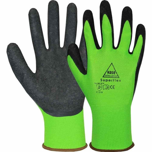 Guantes De Trabajo, Montaje Superflex Green Talla 7, Agarre Seguro_0