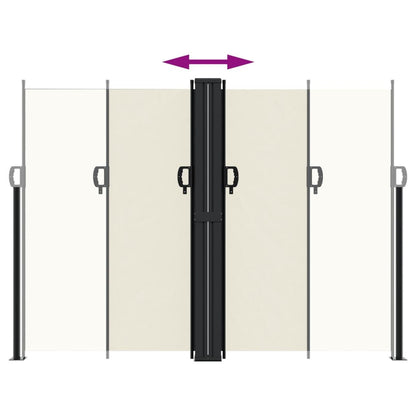 Vidaxl Toldo Lateral Retráctil Crema 180x1200 Cm_4
