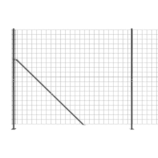 Cerca De Alambre Con Brida Gris Antracita 2x25 M / Vetonek_0