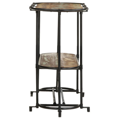 Mesa Consola Madera Maciza Reciclada 110x42x76 Cm_3