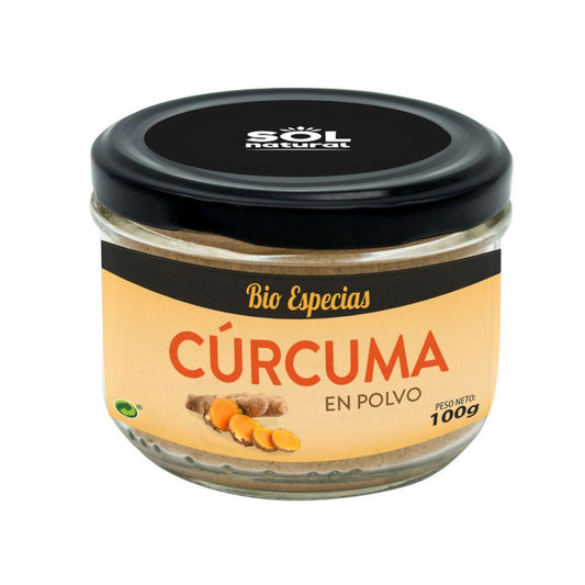 Cúrcuma en polvo bio Sol Natural 100 g