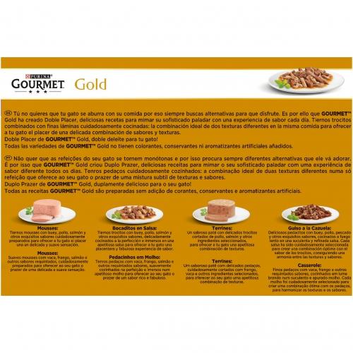 GOURMET GOLD Doble Placer Surtido Multipack (12 x 85 g)