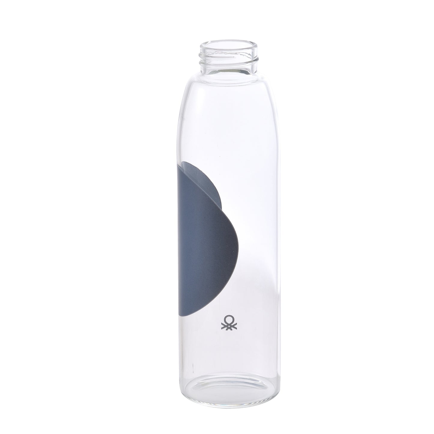 Botella De Agua 500ml Borosilicato Tapa Negro De Grifo Black & White Be_1