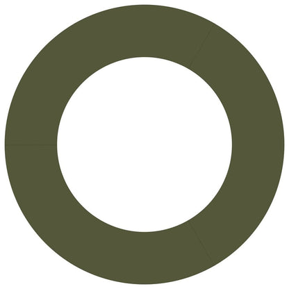 Adecuado Para Anillo De Árbol Plano Verde Oliva Ø50 / 80 Cm Acero_4