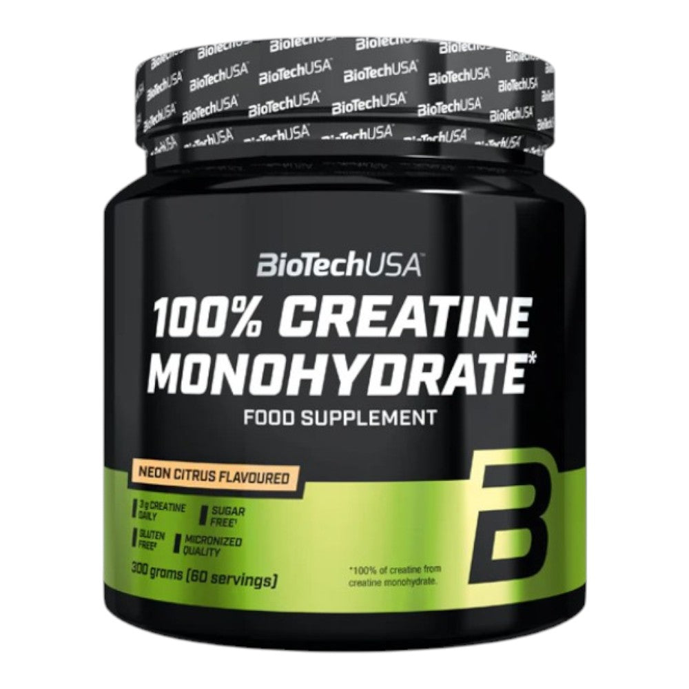 100% Creatine Monohydrate 300 Gr Sabores Cítrico Neón_0