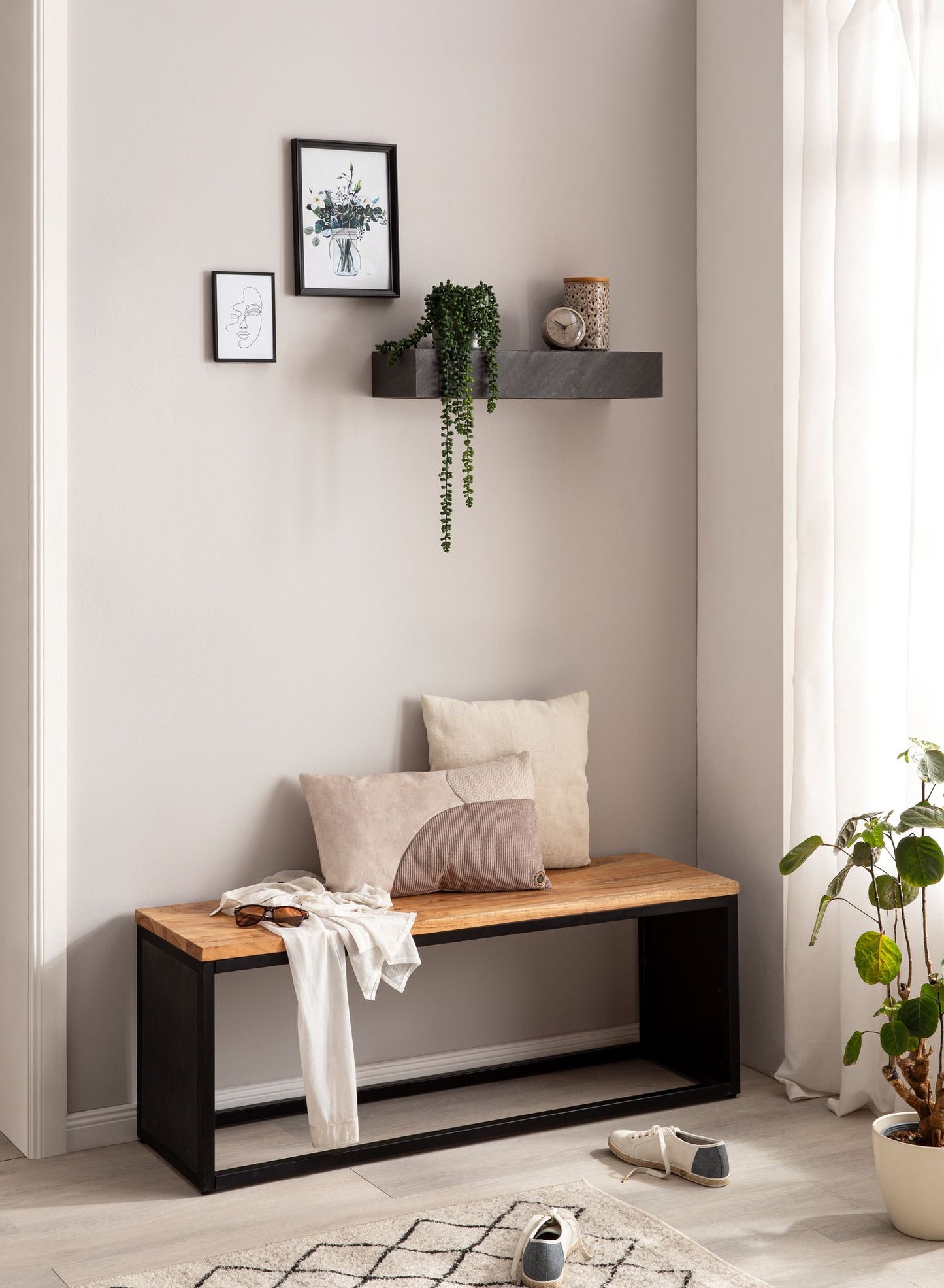 Estante De Pared 60x10x20 Cm_2