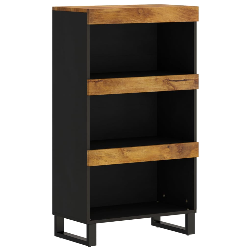 Armario Auxiliar Madera Maciza De Mango 60x33x107 Cm_0