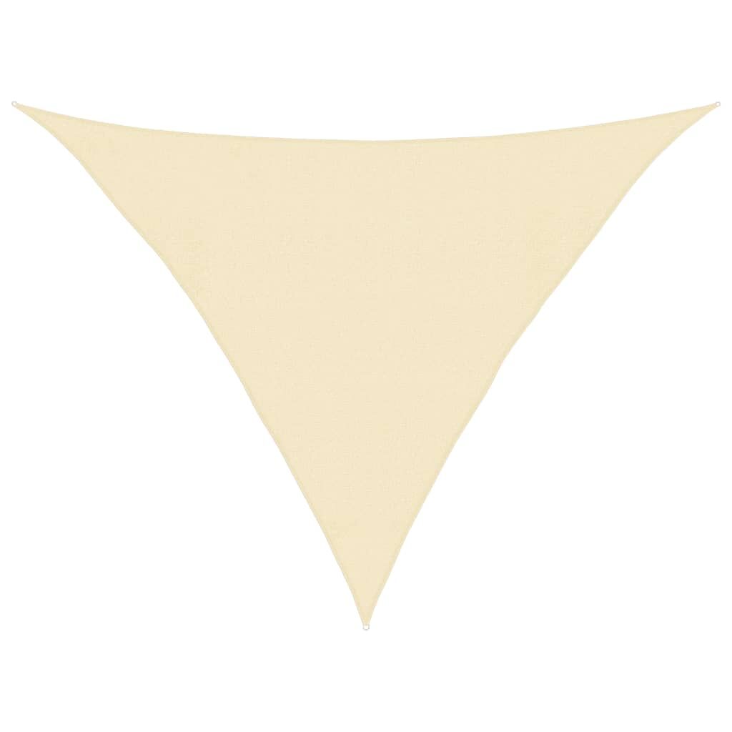 Vidaxl Toldo De Vela Crema Hdpe 160 G/m² 4x4x5,8 M_0