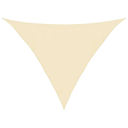 Vidaxl Toldo De Vela Crema Hdpe 160 G/m² 4x4x5,8 M_0