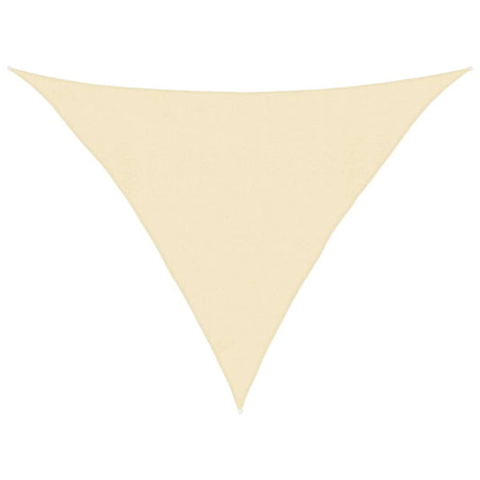 Vidaxl Toldo De Vela Crema Hdpe 160 G/m² 4x4x5,8 M_0