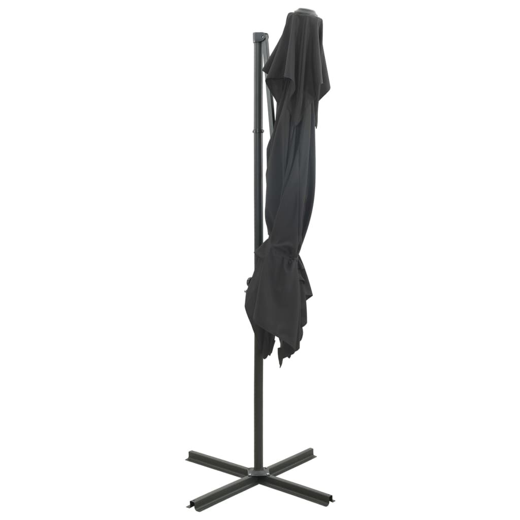 Vidaxl Sombrilla Jardín Voladiza Cubierta Doble Antracita 250x250 Cm_3