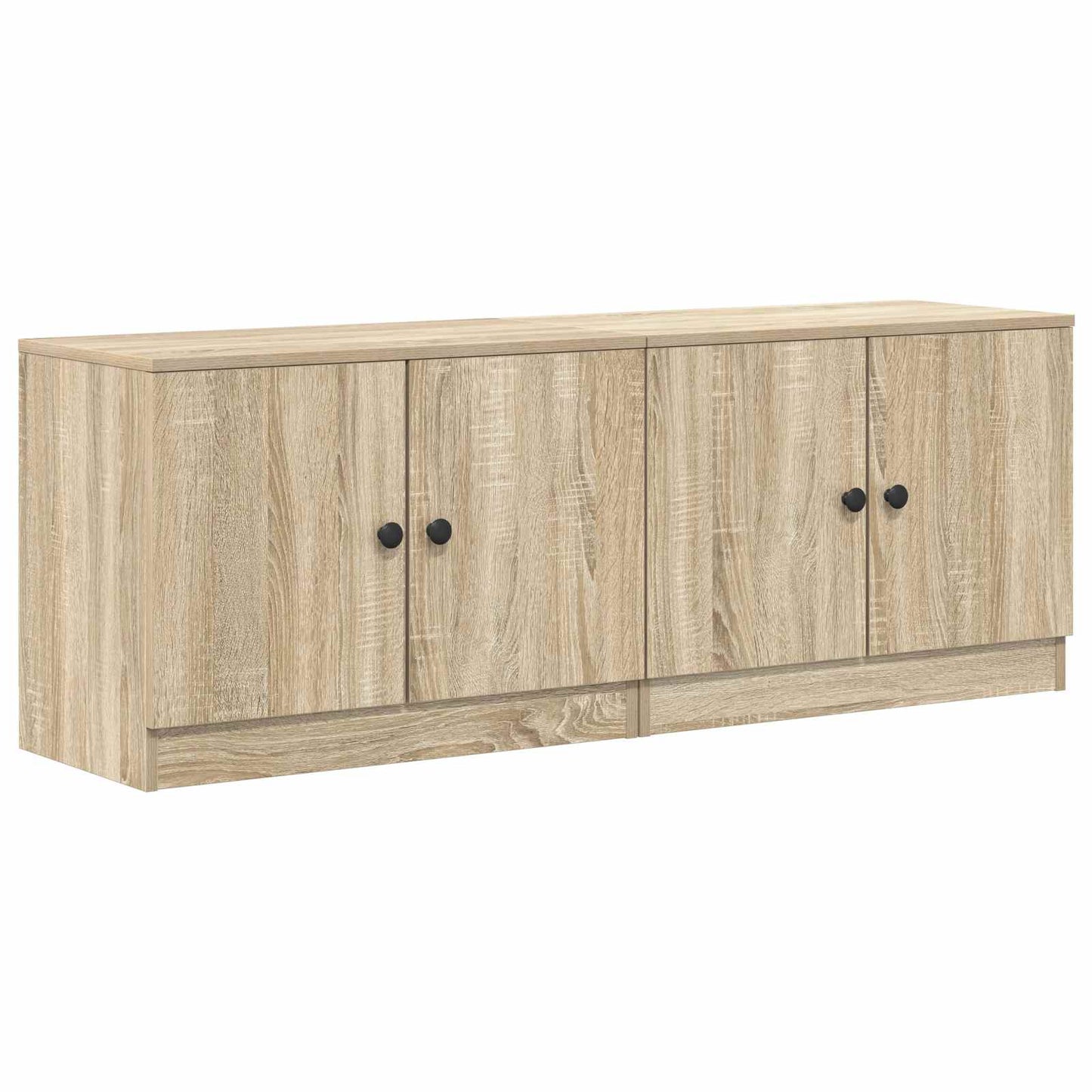 Armario De Almacenamiento Para Cama Alta 2 Uds. Roble Sonoma_0