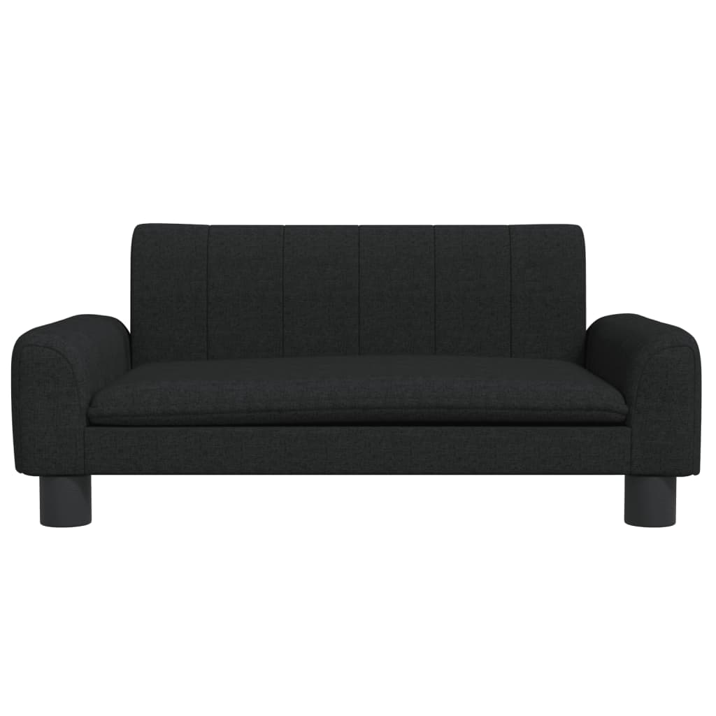 Cama Para Perros De Tela Negra 70x45x30 Cm / Vetonek_4