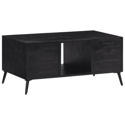 Mesa De Centro Teca Reciclada Maciza 90x50x41 Cm_3