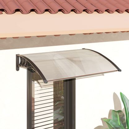 Outsunny Tejadillo De Protección Para Puertas Ventanas Contra Sol Y Lluvia_4