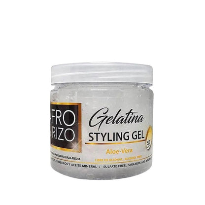 Afro And Rizo Gel Estilizador Con Aloe Vera 453g_0
