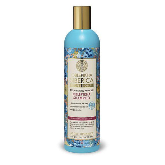 Champú para cabello normal y graso Oblepikha 400 ml