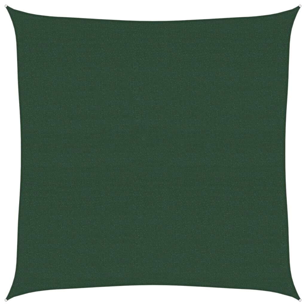 Vidaxl Toldo De Vela Verde Oscuro Hdpe 160 G/m² 4,5x4,5 M_0