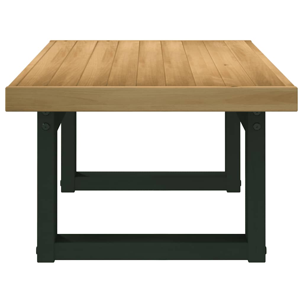 Mesa De Centro Noain Patas En U Madera Maciza Pino 120x60x40 Cm_2