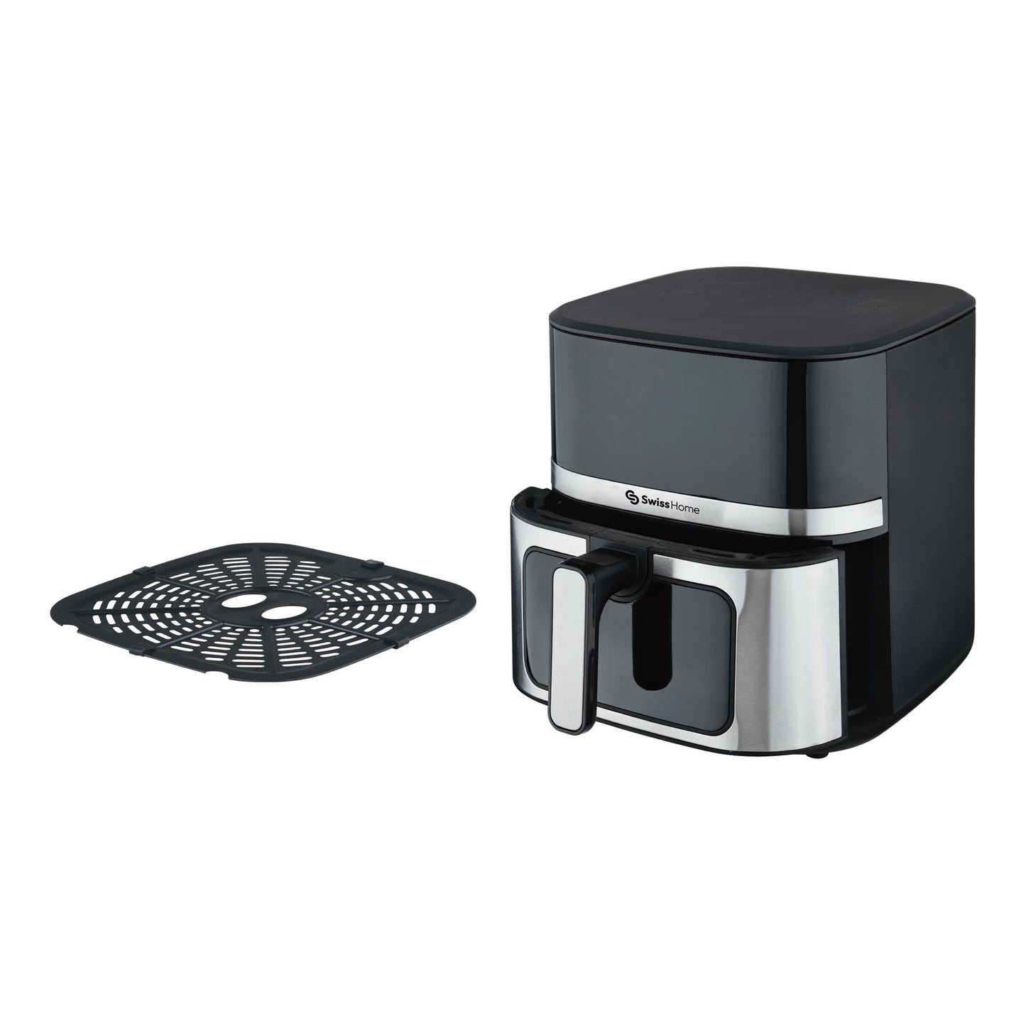 Freidora De Aire 6.5l 1600w Swisshome Con Temp. Ajustable Y Revestimiento Antiadherente_2