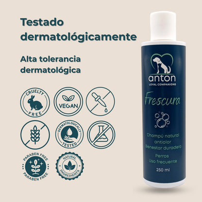 Champú natural para el control de olores en perros – 250 ml_5