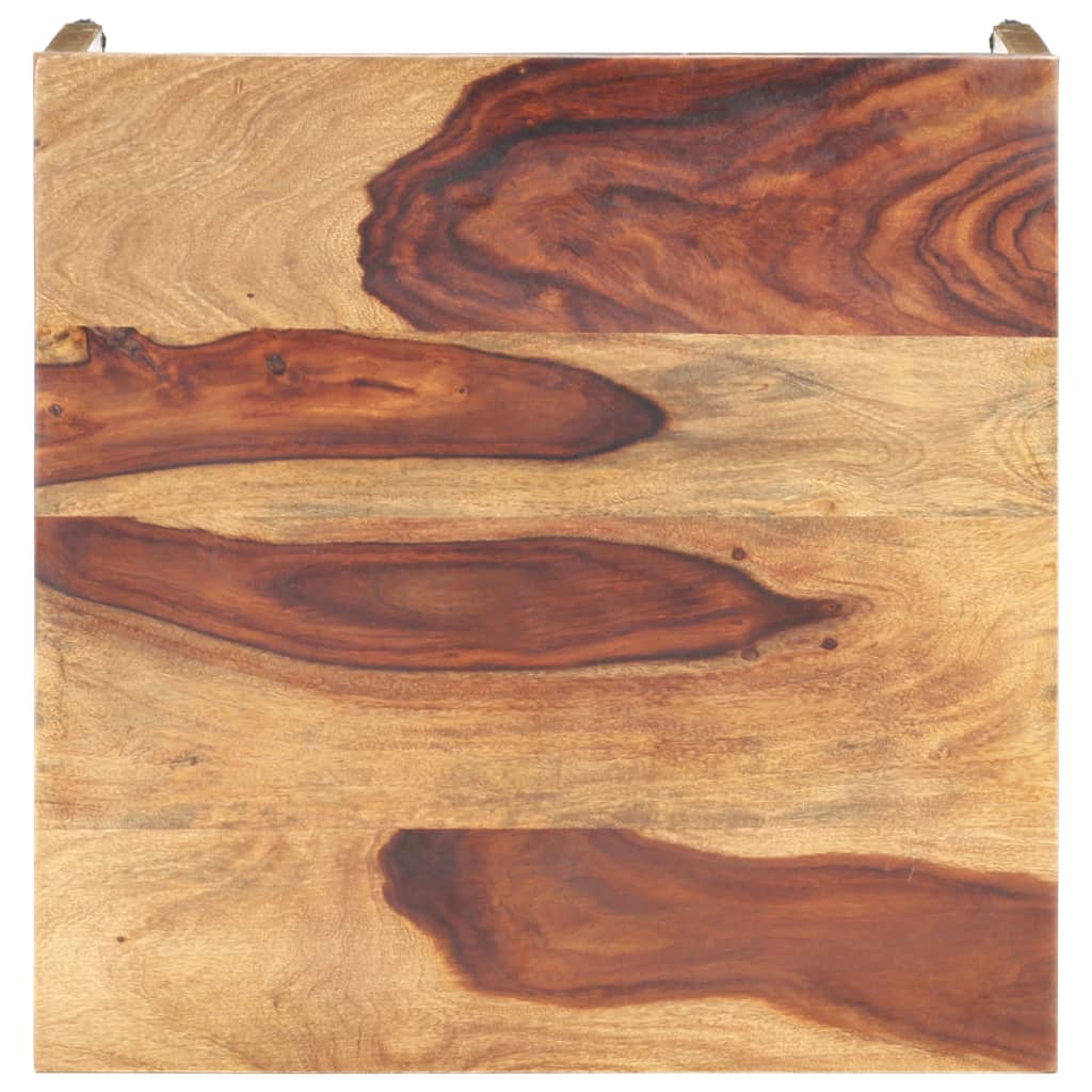 Mesa Auxiliar De Madera Maciza 60x60x40 Cm_1