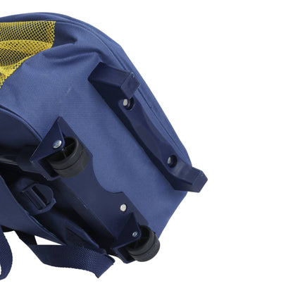 Well Home Mochila Infantil Con Ruedines Diseño Dino En Poliéster 31x17x47cm