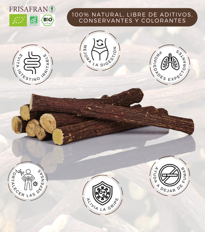 Regaliz De Palo Ecológico Seco - Sabor Y Calidad | Frisafran 100 G_1