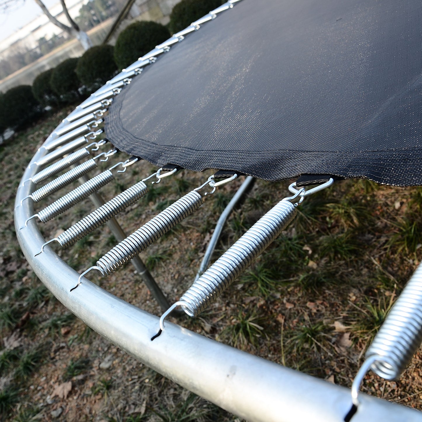 Homcom Cama Elástica Ø244cm + Red De Seguridad Set Trampolín Jardín Máx. 100kg_3