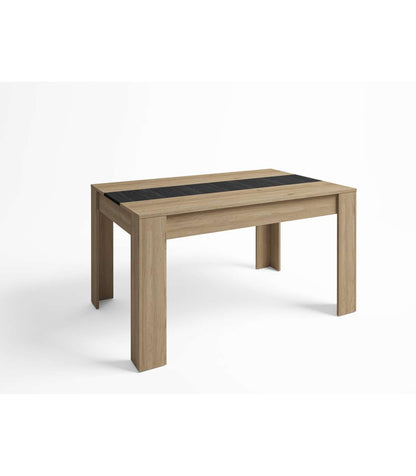 Mesa Comedor Rectangular Extensible Natur Acabado Natural/bocamina, 76cm(alto) 160/220cm(a_0