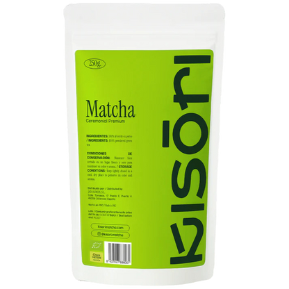 Kisori | Té Matcha Ceremonial Premium | Orgánico I 100% Natural I Sin Azúcar, Vegano I 250g_0