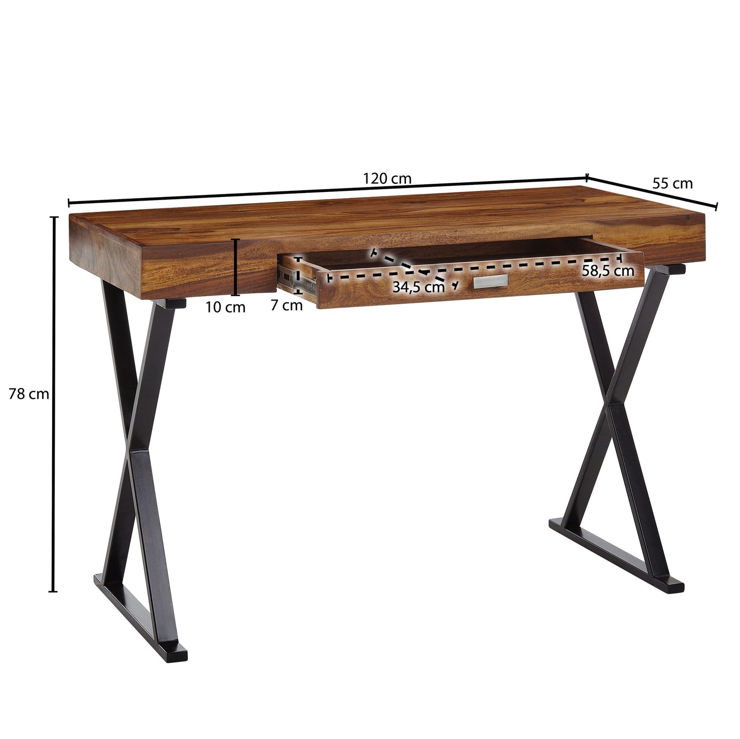 Escritorio Moderno Y Estilizado Modelo Wl6.540_3