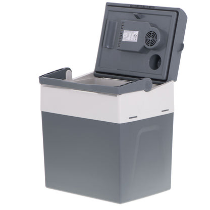 Nevera Portátil Eléctrica De Viaje, Coche, Camping, 28 L, Conexión 12v Y 220v, Enfría Y Calienta, Briebe, Cf1153, Gris_5