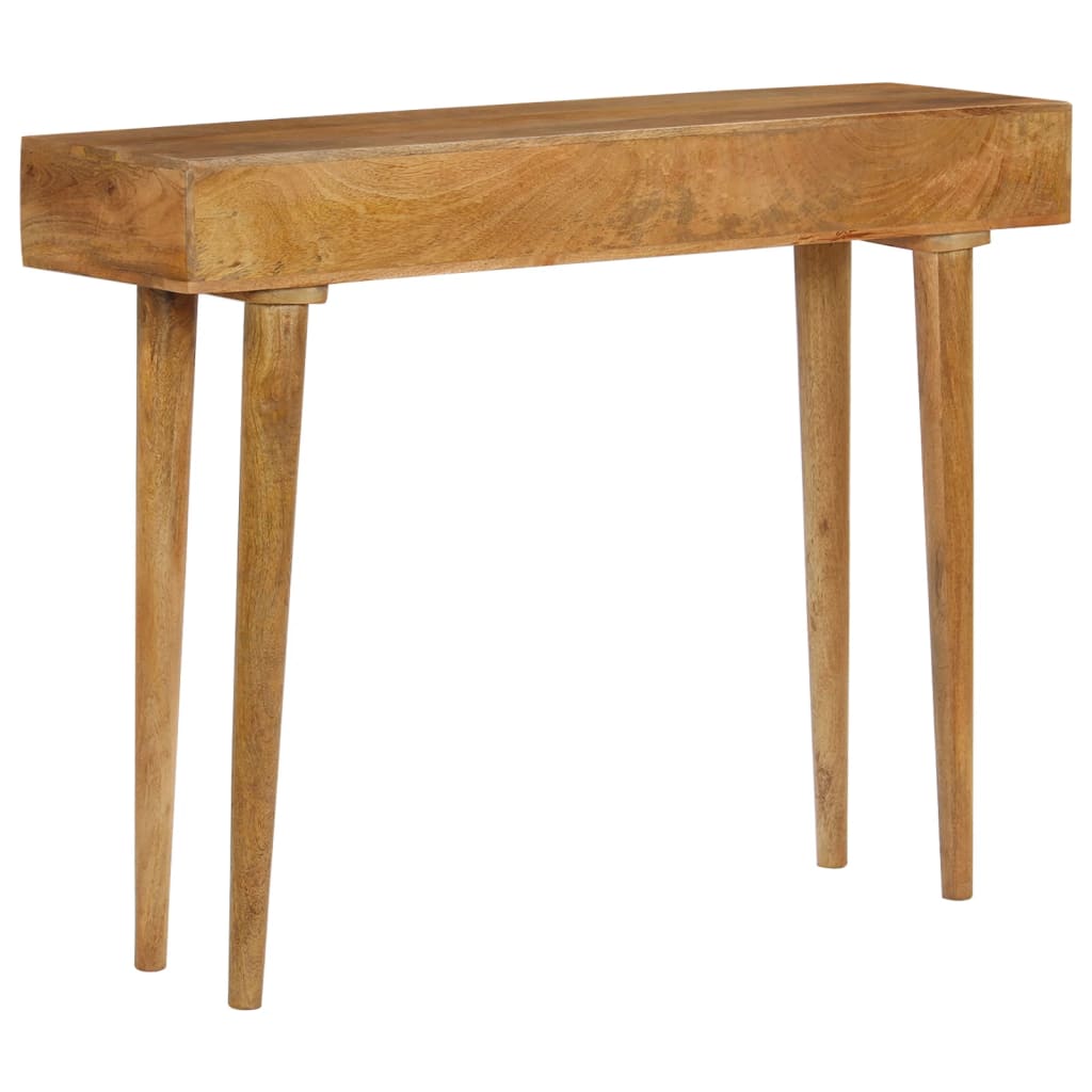 Mesa Consola De Madera Maciza De Mango 102x30x79 Cm_3