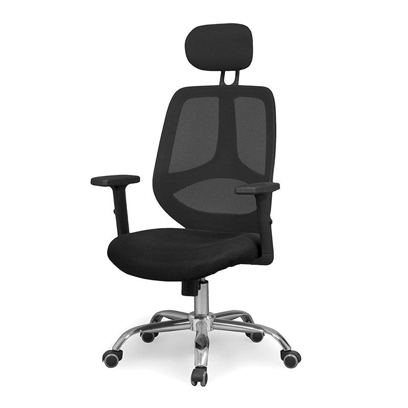 Silla De Oficina Soul Malla, Negro, 62,5 X 114–122 X 59_0