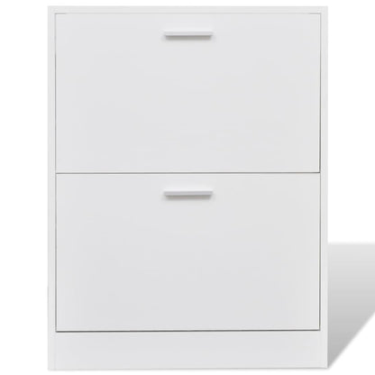 Mueble Zapatero Blanco Con 2 Compartimentos / Vetonek_3