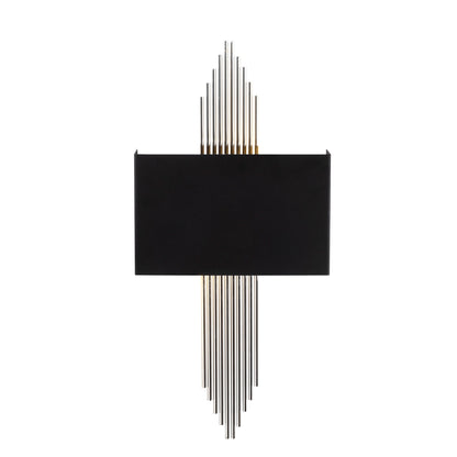 Aplique De Pared Recto, Metal , Negro

plata, 75x10x22, Casquillo E 27 Max 40 W