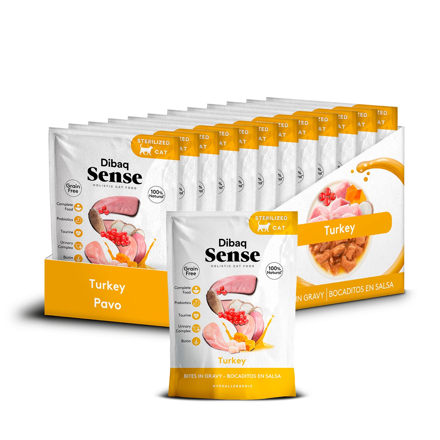 Dibaq Sense Bocaditos En Salsa Pavo, 12 Unidades X 100gr_0