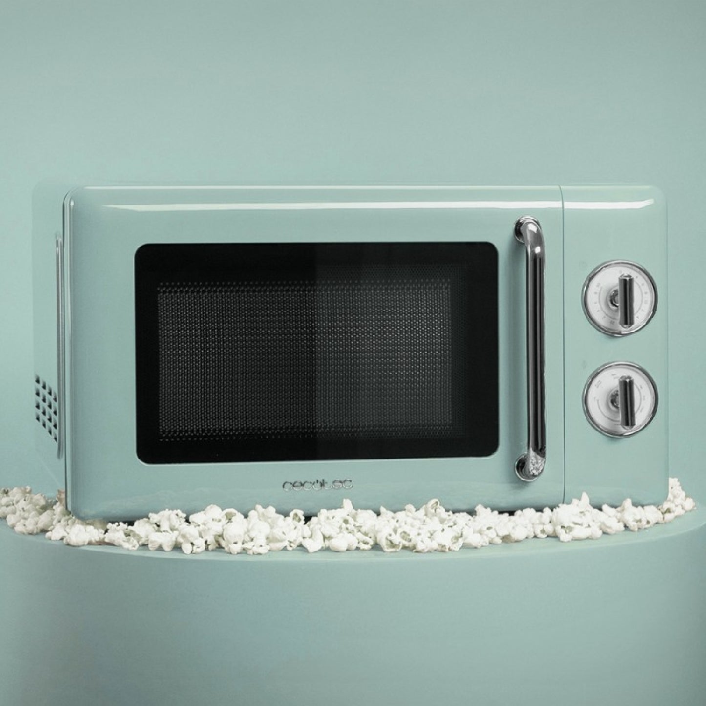 Microondas Mecánico Con Grill De 20 L Proclean 3110 Retro Green. 700 W En 6 Niveles, Temporizador Hasta 30 Minutos, Modo Descongelación, Diseño Vint_3