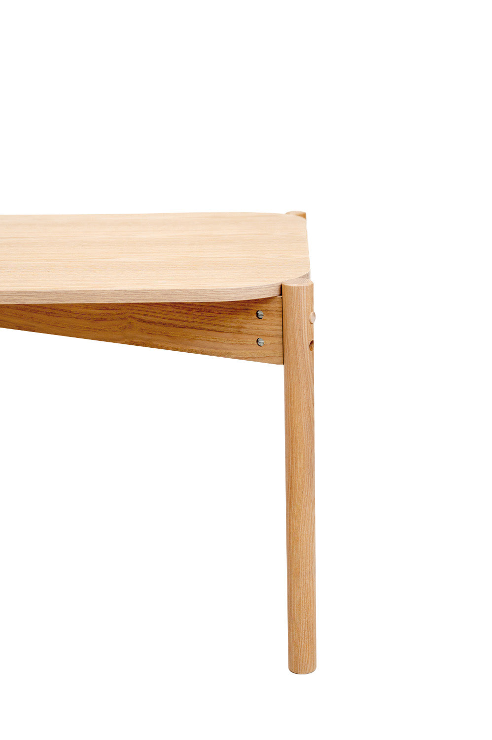 Mesa De Centro Rectangular Escandinava Para Salón Madera De Pino Beige 90x45x48cm- Muebles De Salón_3