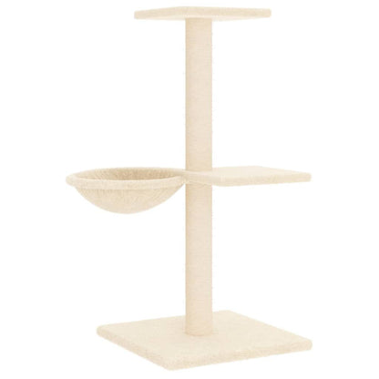 Vidaxl Rascador Para Gatos Con Postes De Sisal Color Crema 72 Cm_4